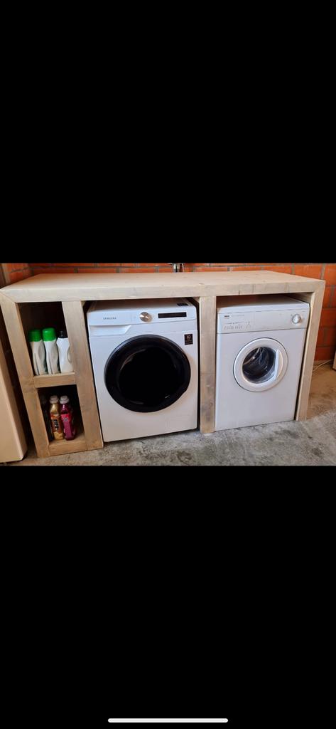 Kast wasmachine/droogkast, Ophalen, Gebruikt
