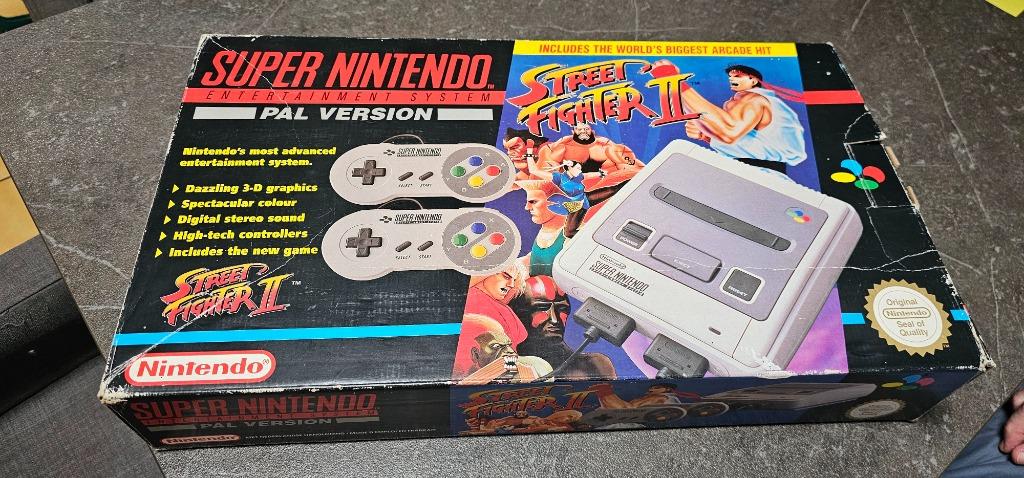 SNES Super Nintendo Street Fighter 2-pakket, Games en Spelcomputers, Ophalen of Verzenden, Gebruikt
