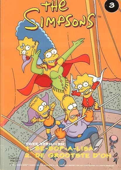 Strip van " The simpsons " , nr.3, Boeken, Stripverhalen, Meerdere stripboeken, Ophalen of Verzenden, Gelezen