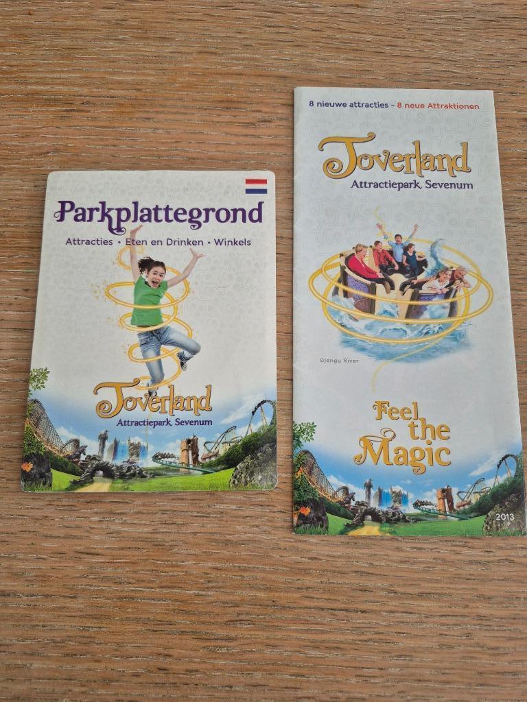 Folder Toverland + plattegrond 2013, Ophalen of Verzenden, Zo goed als nieuw