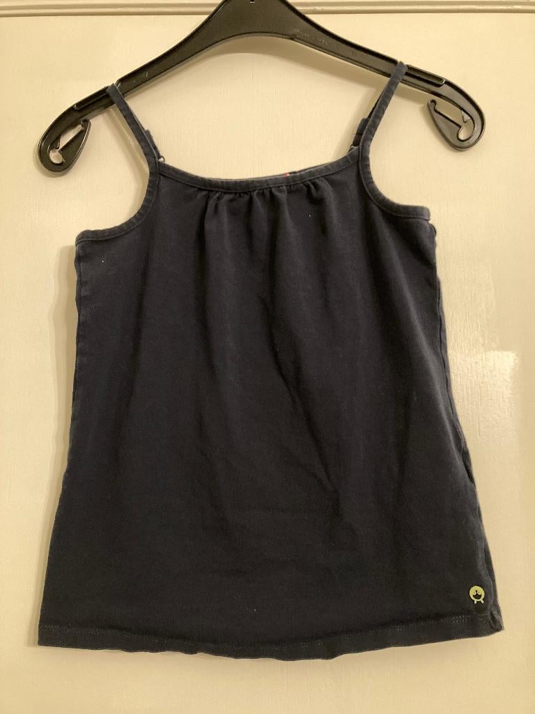 Donker blauw spaghetti topje - Someone - maat 140, Kinderen en Baby's, Kinderkleding | Maat 140, Gebruikt, Meisje, Ophalen of Verzenden