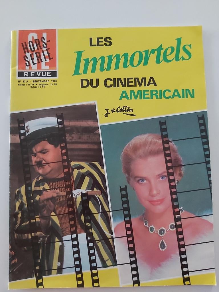 Cinema Revue Hors-serie 09/1976, Personen, Ophalen of Verzenden, Zo goed als nieuw, J.v. Cottom