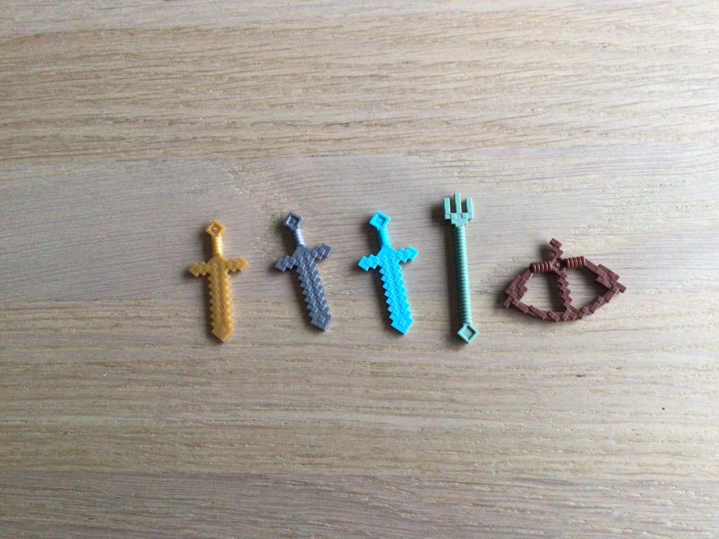 Lego Minecraft accessoires, Kinderen en Baby's, Speelgoed | Duplo en Lego, Ophalen of Verzenden, Zo goed als nieuw, Lego