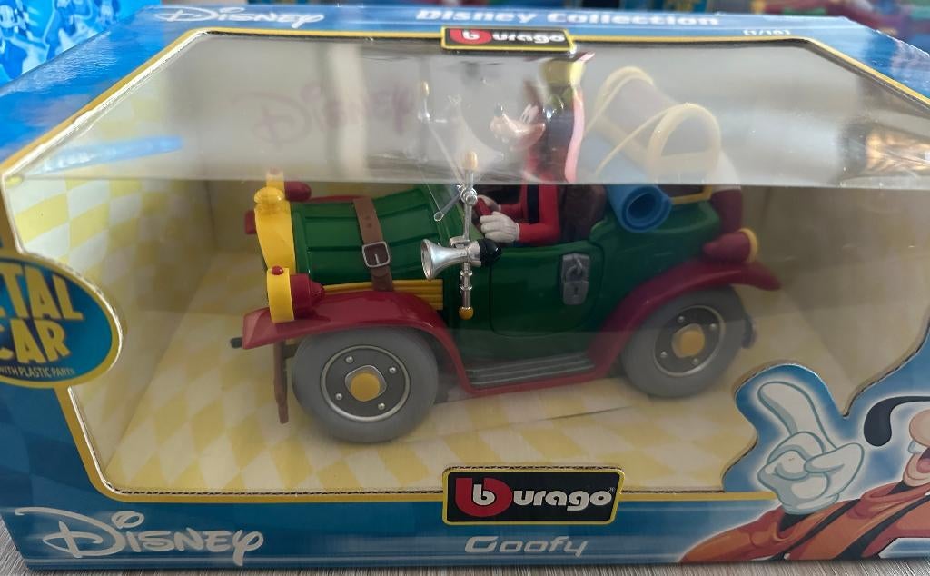 Disney Collection 1:18 metaal Burago, Verzamelen, Ophalen of Verzenden, Goofy of Pluto, Zo goed als nieuw, Overige typen