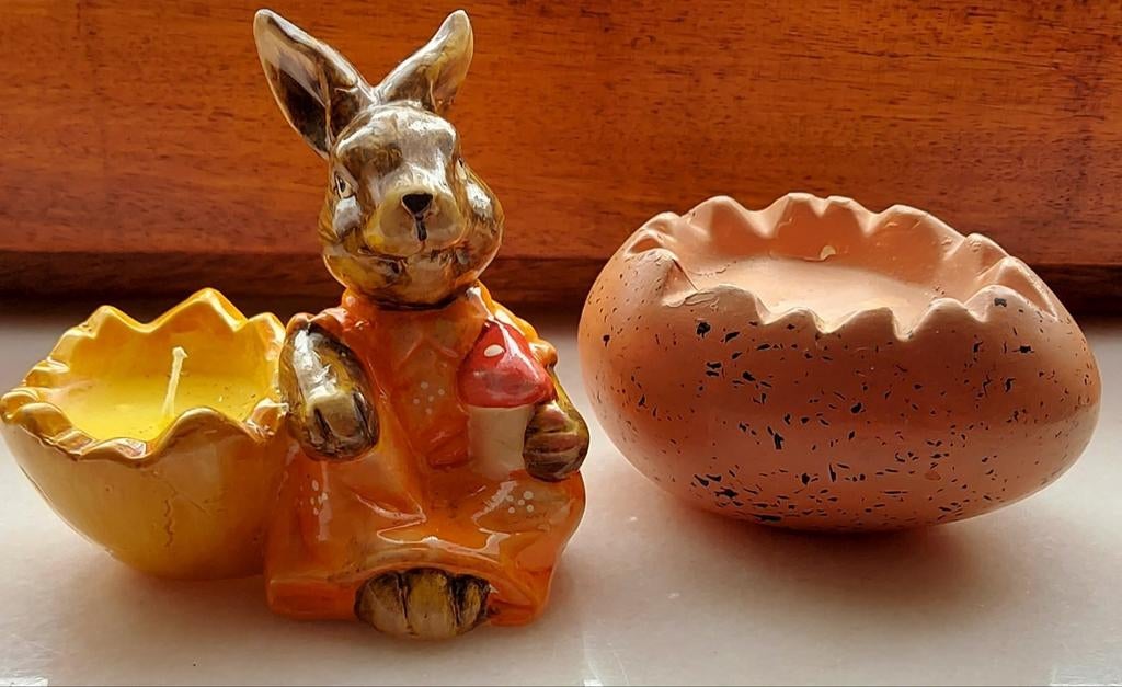 Lapin porte bougies, Hobby & Loisirs créatifs, Enlèvement ou Envoi, Comme neuf