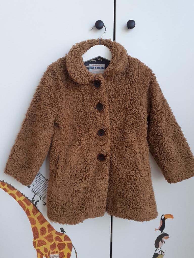Jas herfst/winter Filou & Friends maat 4 (104), Kinderen en Baby's, Gebruikt, Meisje, Ophalen of Verzenden, Jas