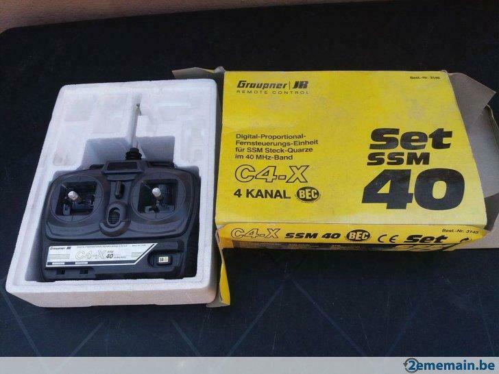 Graupner JR Remote control SET SSM 40 4 Canaux, Hobby & Loisirs créatifs, Enlèvement, Neuf