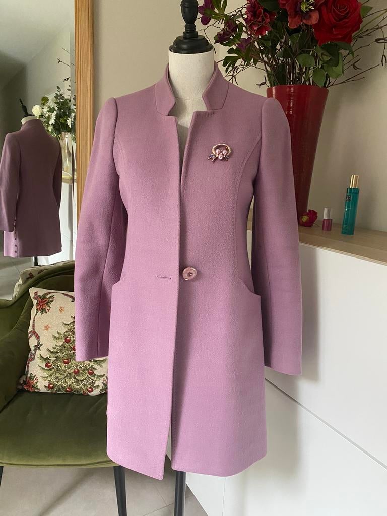 Mantel vest paars maat S, Kleding | Dames, Jassen | Winter, Ophalen of Verzenden, Nieuw, Maat 36 (S), Paars