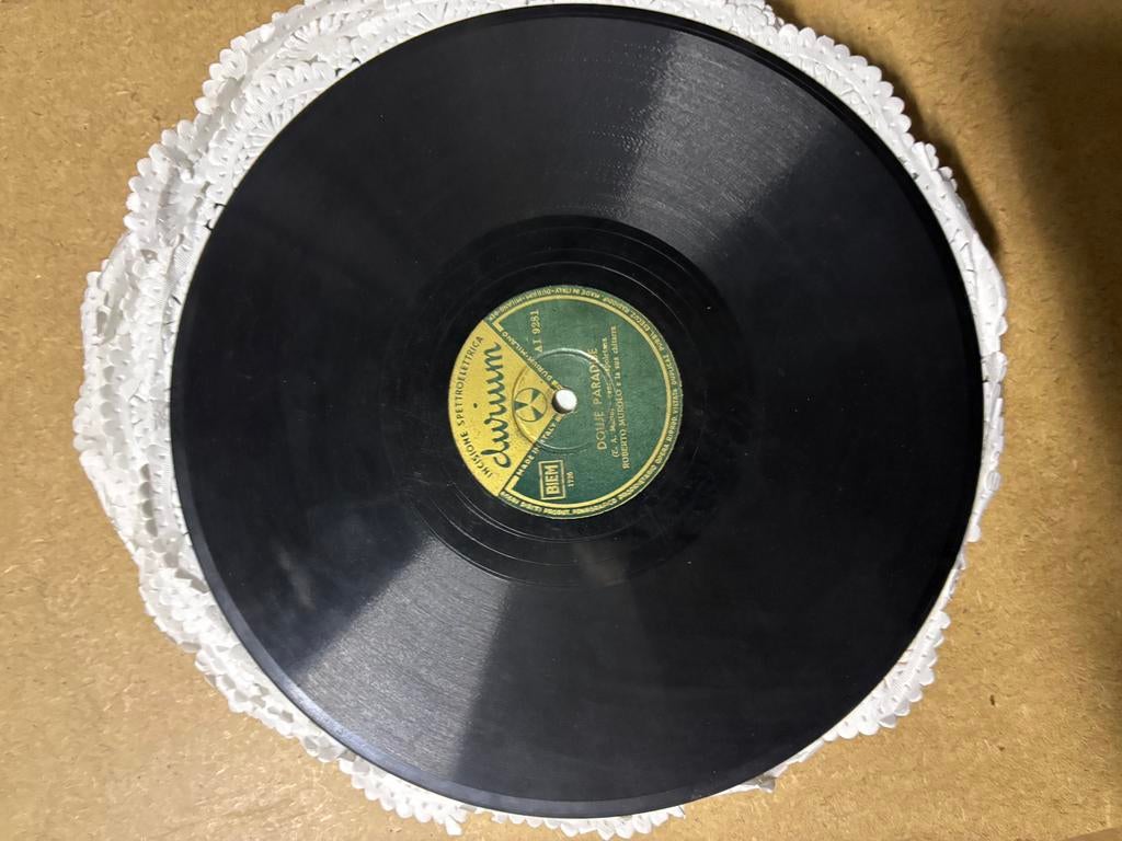 Partij van 20tal 78-toerenplaten – Frans&Italiaans - in orde, Cd's en Dvd's, Vinyl | Dance en House, Ophalen, Zo goed als nieuw