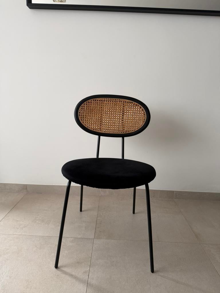 3 stoelen Furnified te koop, Huis en Inrichting, Ophalen, Zwart