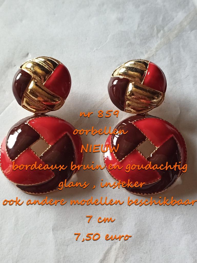 859. Bijou : boucles d'oreilles, NEUF, frais de port inclus, Bijoux, Sacs & Beauté, Boucles d'oreilles, Autres matériaux, Envoi