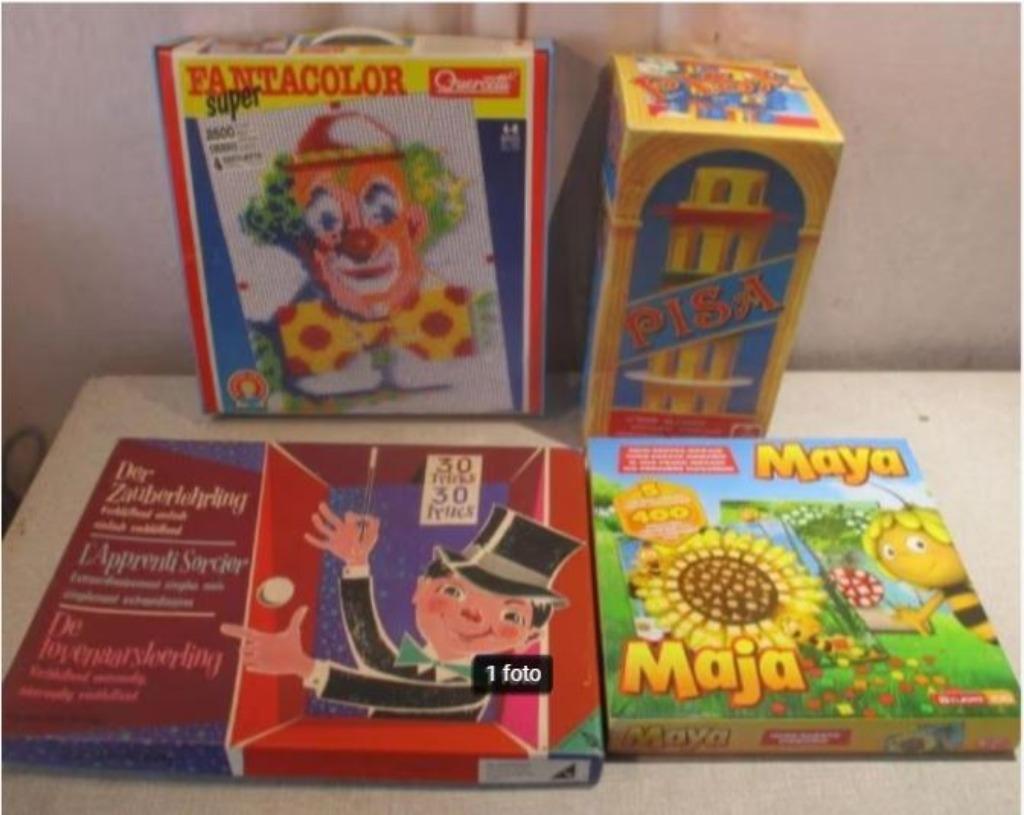 4 jeux de société amusants pour enfants, Enlèvement ou Envoi, Comme neuf
