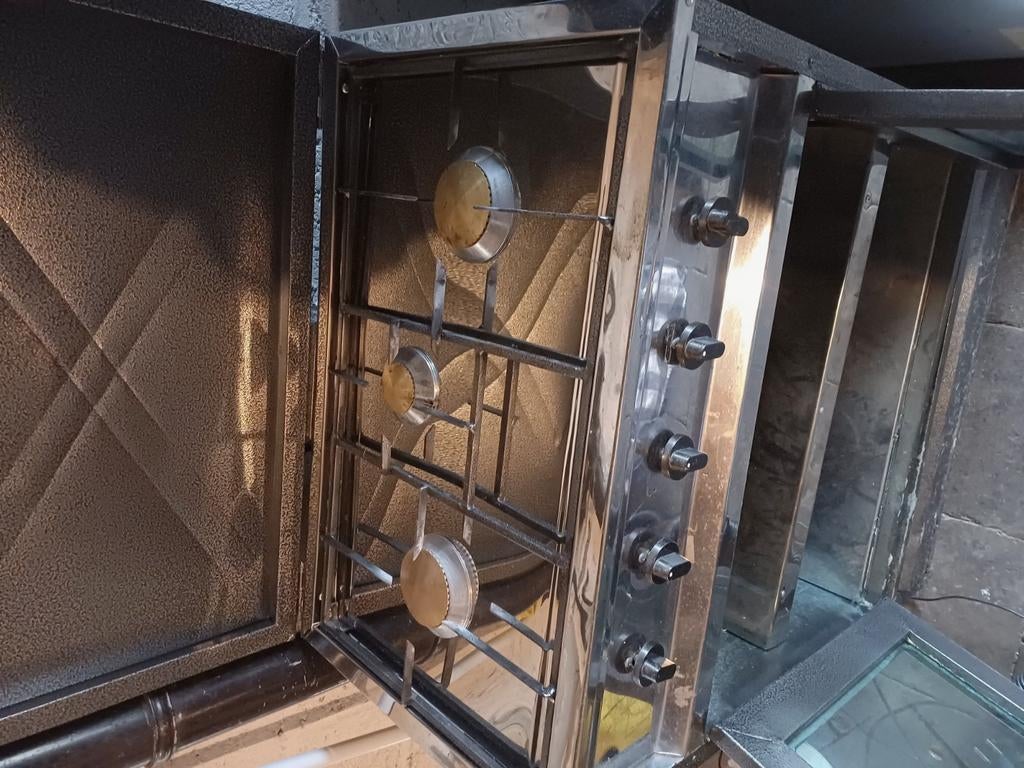 Gas oven, Elektronische apparatuur, Ophalen, Zo goed als nieuw, Oven