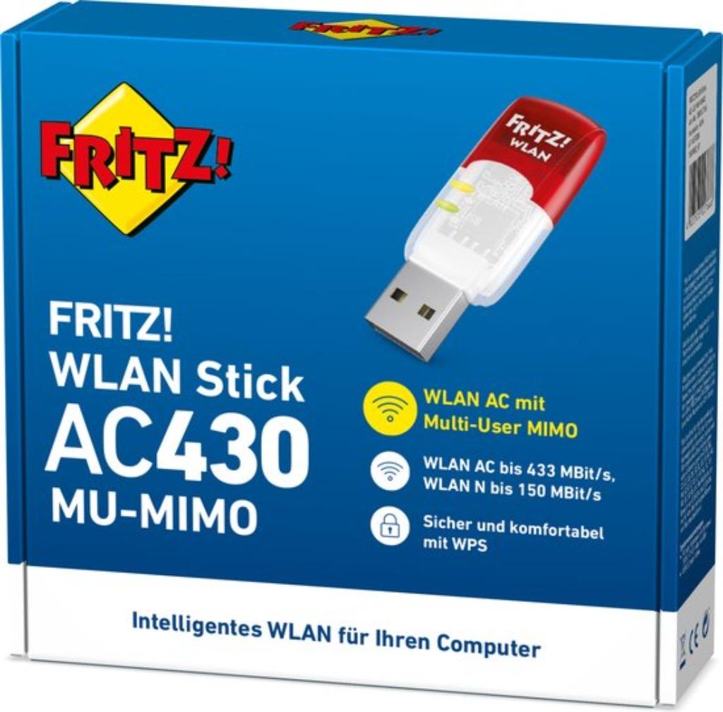 AVM Fritz!Wlan USB AC430 - GV78, Informatique & Logiciels, Points d'accès, Reconditionné, Enlèvement ou Envoi