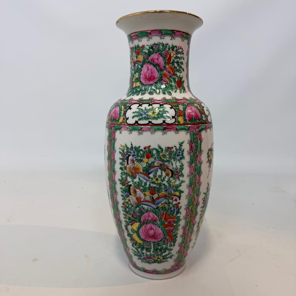 Vase en porcelaine à bord doré, Antiquités & Art, Antiquités | Porcelaine, Enlèvement ou Envoi