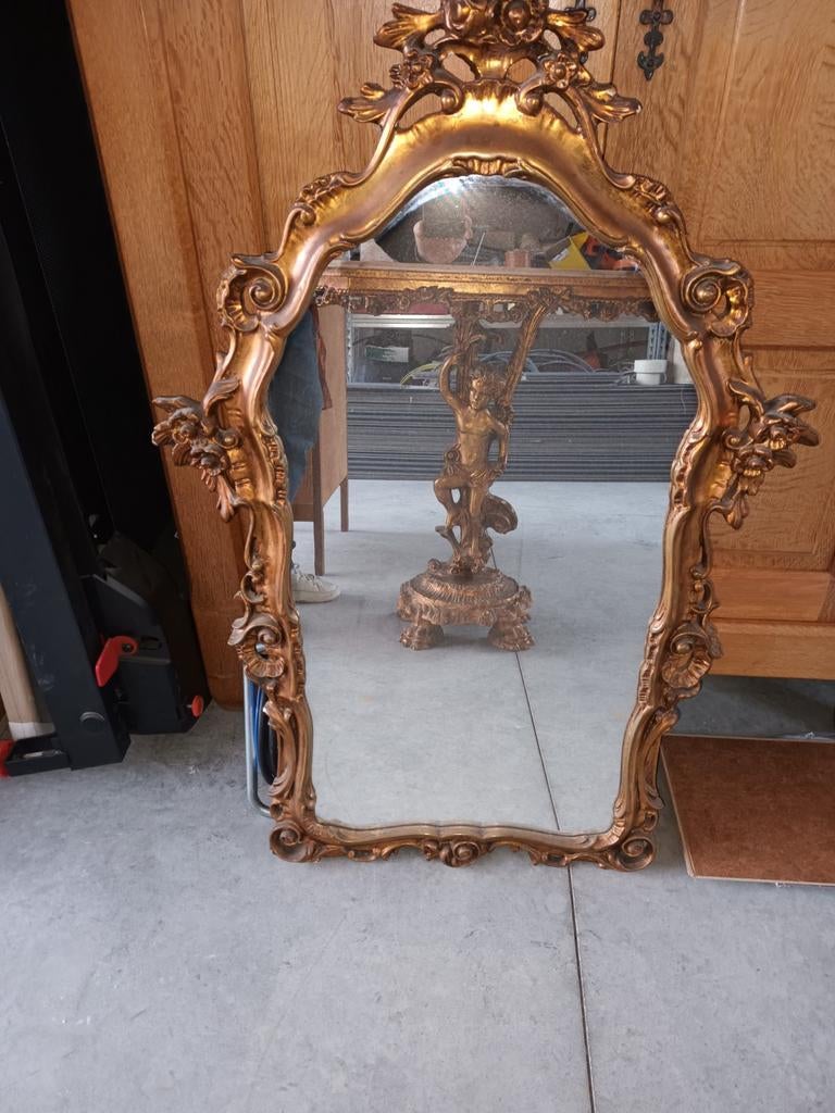 Ravissante  miroir doré, Antiquités & Art, Enlèvement