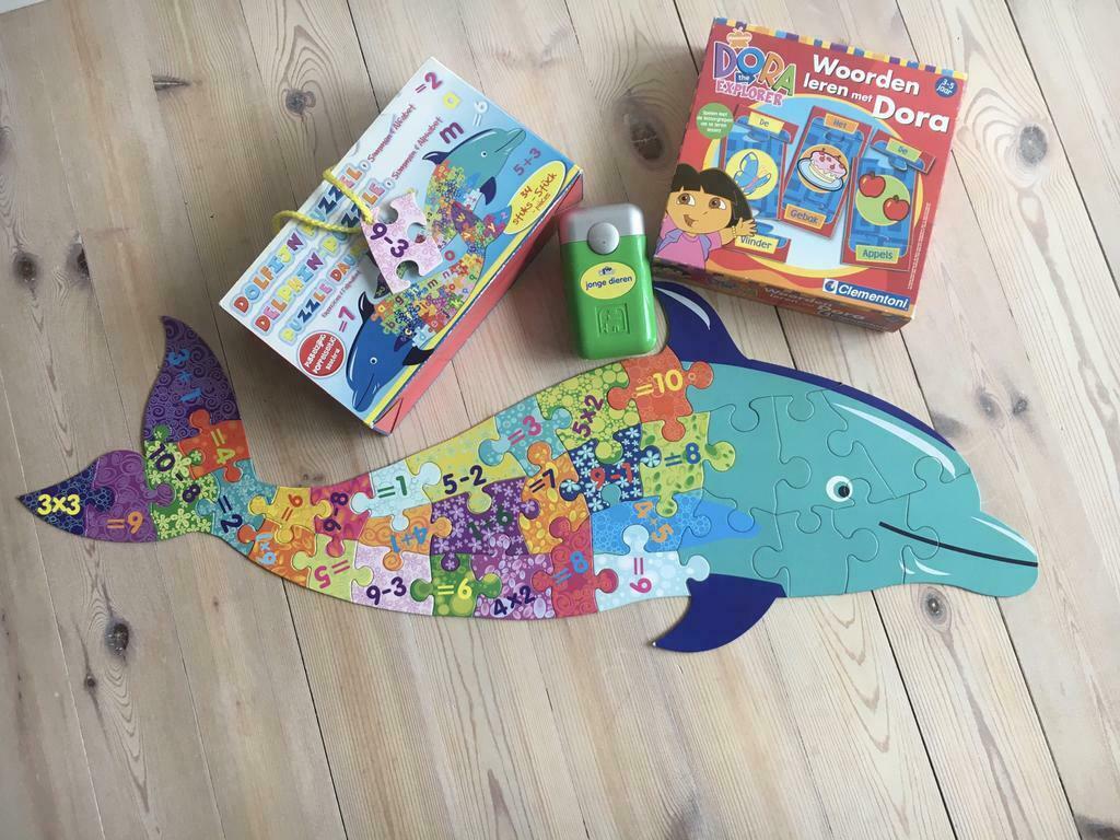 Set van 3 educatieve spelletjes, Kinderen en Baby's, Ophalen of Verzenden, Gebruikt
