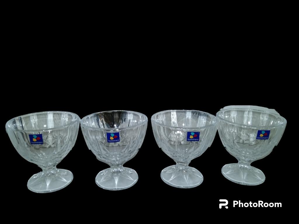 4 coupes à dessert " Luminarc " neuves, Maison & Meubles, Cuisine | Vaisselle, Neuf, Verre ou Verres, Autres styles, Verre, Enlèvement