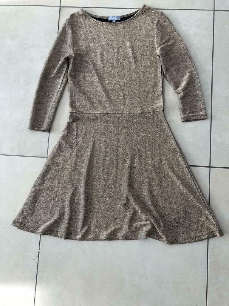 Robe dorée JBC taille 170, Robe ou Jupe, Enlèvement ou Envoi, JBC, Comme neuf