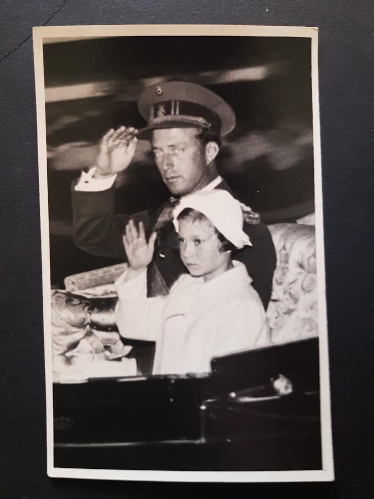 Fotokaart Koningshuis België Koning Leopold III Royal, Ophalen of Verzenden, Gebruikt, Kaart, Foto of Prent