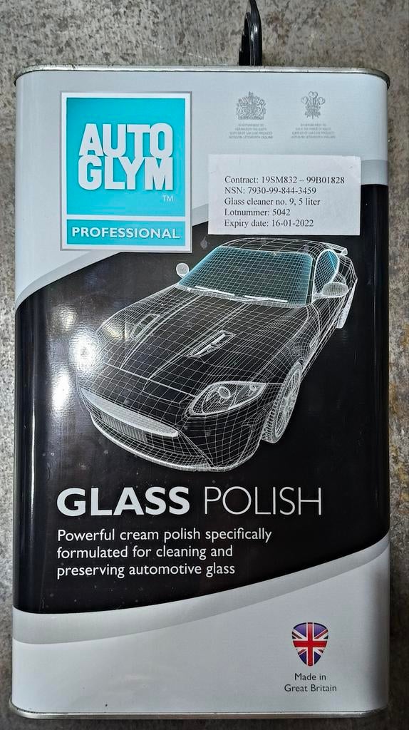 VERNIS À VERRE GLYM, Enlèvement