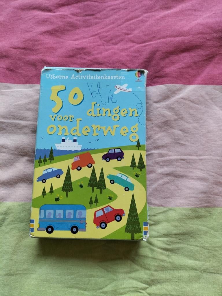 Usborne activiteiten kaarten, dingen voor onderweg, Ophalen of Verzenden, Gebruikt