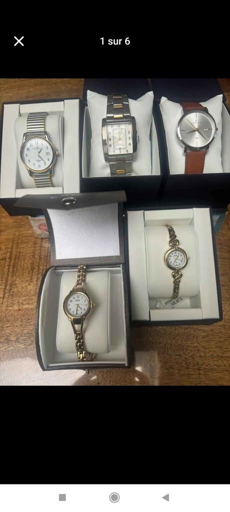 Montres neuves CERTUS avec Certificat d authenticité., Enlèvement ou Envoi, Or, Or