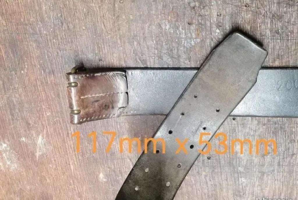 Ceinturon militaire ww1 ww2 poilus france40, Envoi, Autres, Autres types
