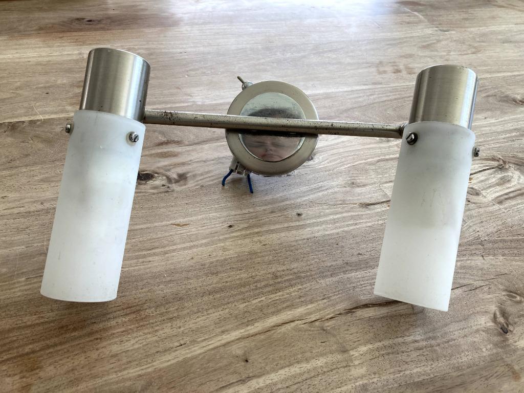 dubbel spot armatuur ruilen, Ophalen