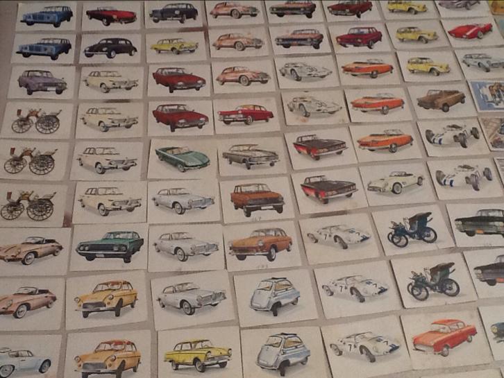 Prentjes Jacques chocolade auto's 1962 en vele andere ., Verzamelen, Foto's en Prenten, Natuur
