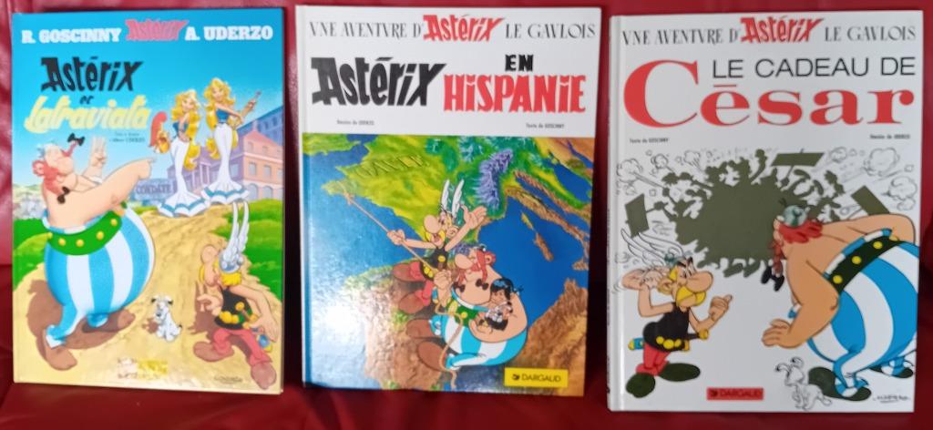 Set van 3 speciale Asterix, Verzamelen, Stripfiguren, Zo goed als nieuw, Boek of Spel, Asterix en Obelix, Ophalen