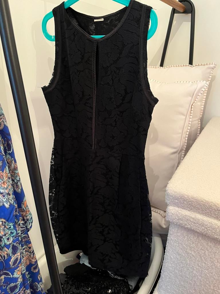 Robe dentelle 38 noir, Enlèvement ou Envoi, Noir