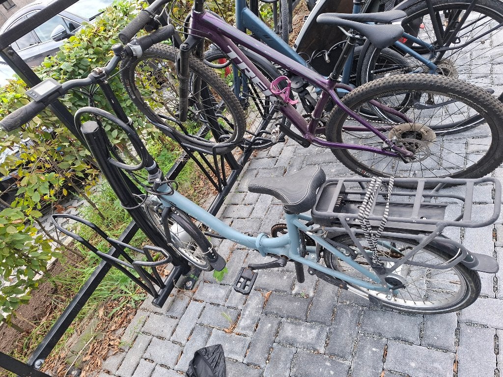 Elektrische plooi fiets, Fietsen en Brommers, Ophalen, Gebruikt, Versnellingen, Totaal opvouwbaar