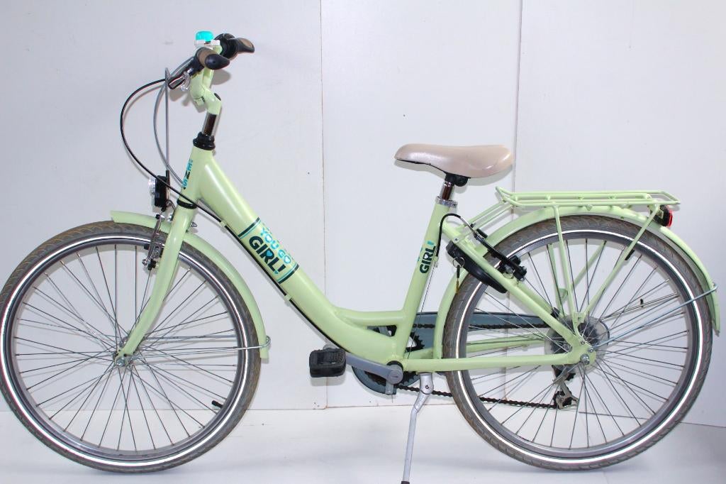 Schitterende Alu 24 inch BFK meisjesfiets - 6 speed, Ophalen, 24 inch, Velgrem, Versnellingen
