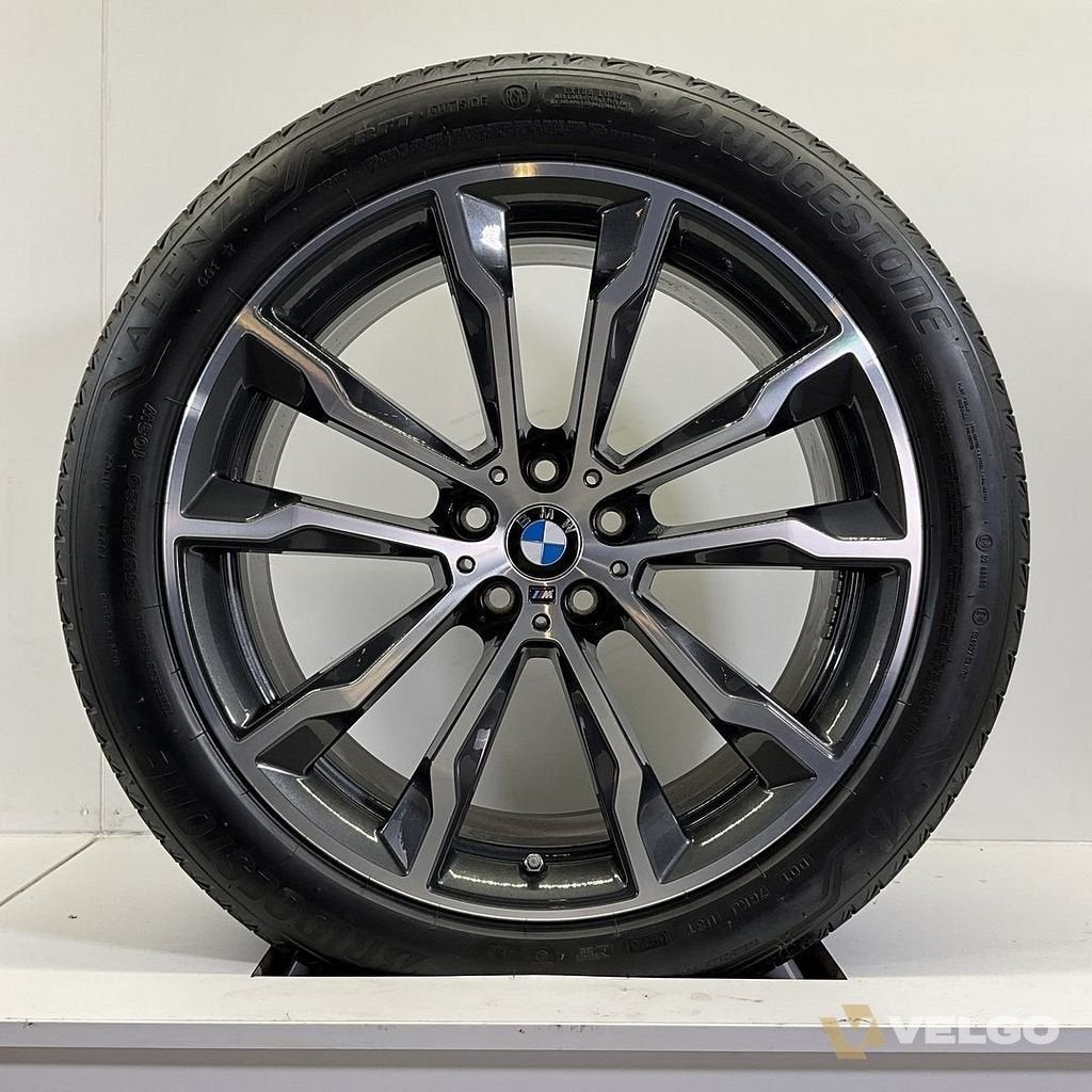 BMW X3 G01 X4 G02 BREEDSET VELGEN + ZOMERBANDEN 20 INCH ORIG, -, -, Banden en Velgen, Ophalen of Verzenden