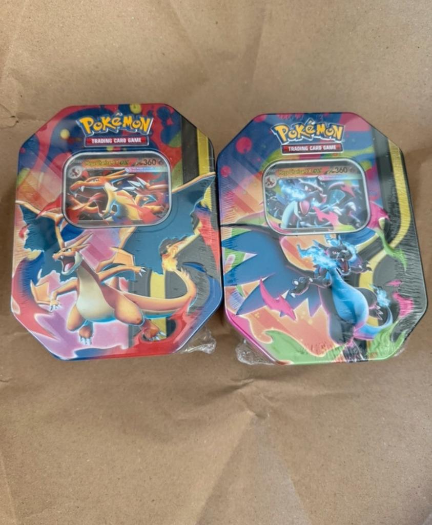 Mega Charizard x en y tin pokemon, Ophalen, Nieuw