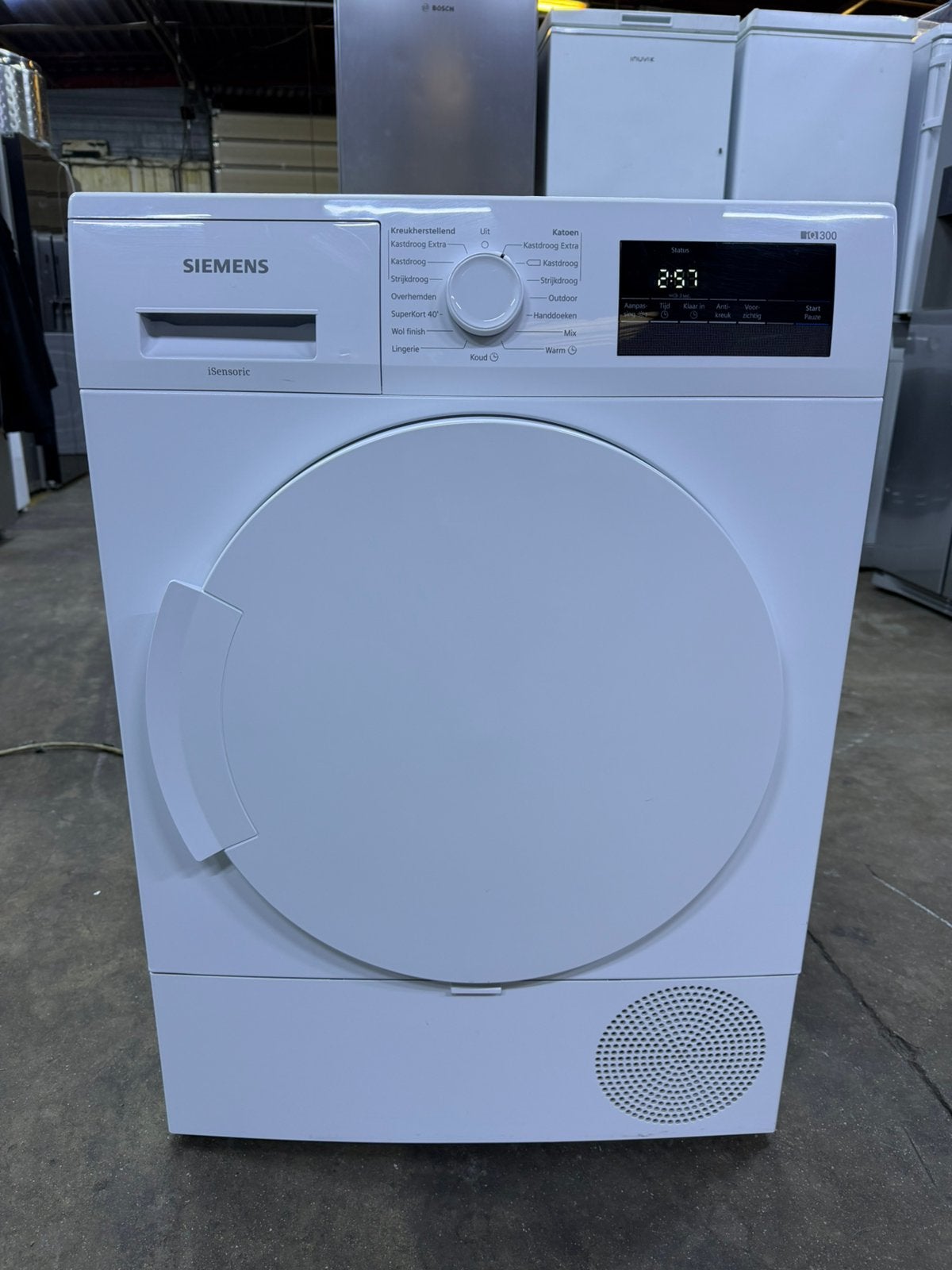 Droogkast Siemens A+++ 8 Kg met GARANTIE, Ophalen of Verzenden, Zo goed als nieuw, Condens