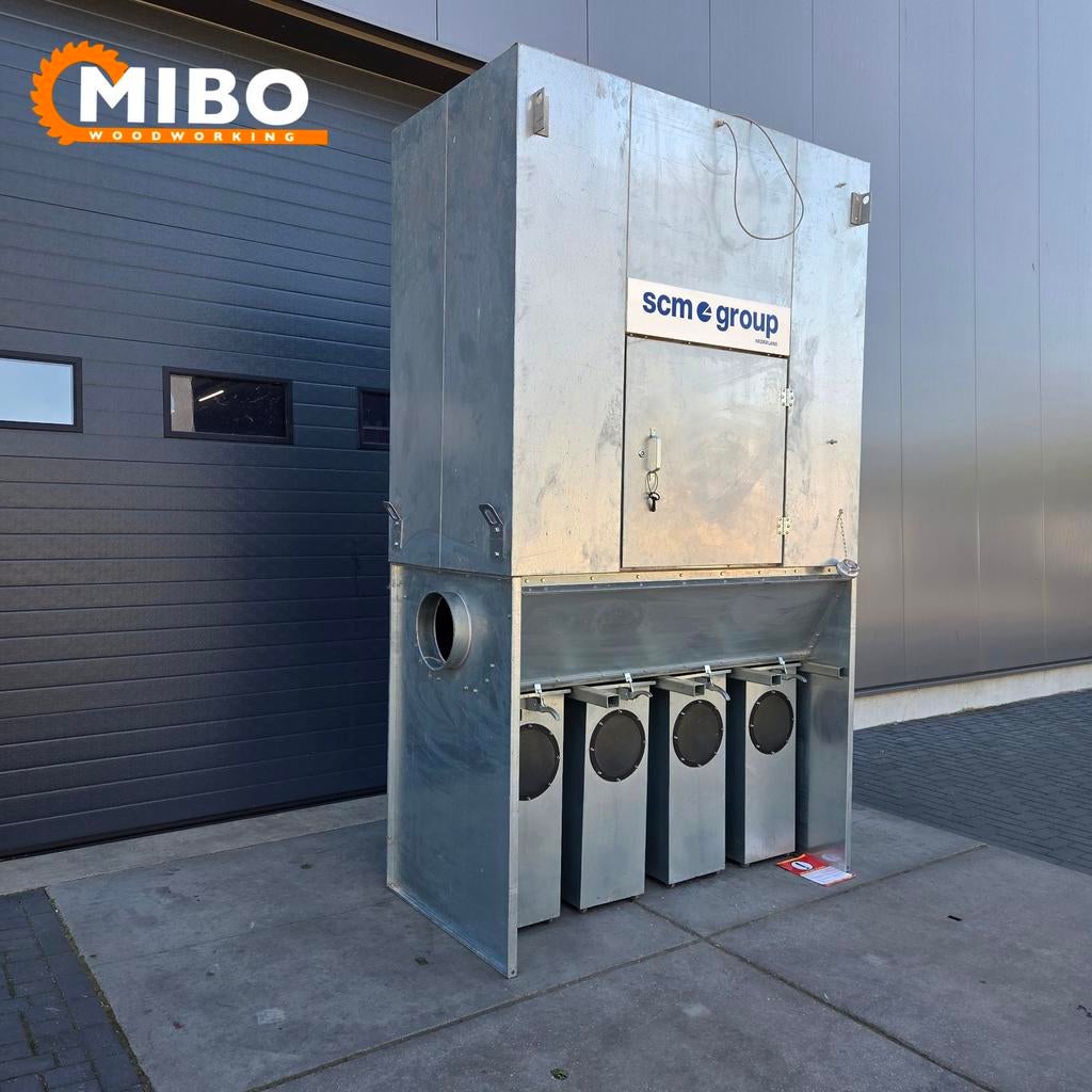 SCM Onderdruk afzuiger 4 containers compact, Ophalen of Verzenden