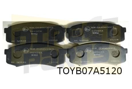 Toyota Land Cruiser 150 (10/09-) remblokset achterzijde (Opt, -, -, Nieuw, Ophalen of Verzenden