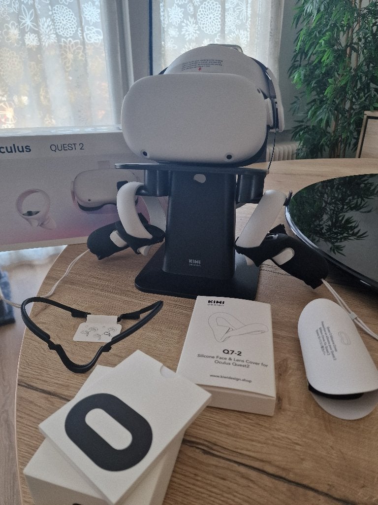 Meta Quest 2 VR-headset (256 GB), Games en Spelcomputers, Virtual Reality, Ophalen, Zo goed als nieuw, VR-bril, Pc