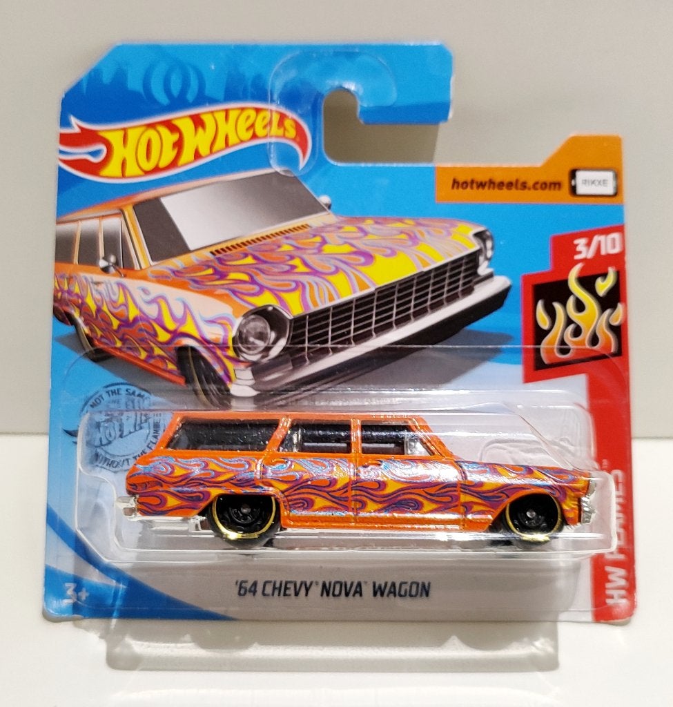 Hot Wheels ´64 Chevy Nova Wagon Flames (2020), Ophalen of Verzenden