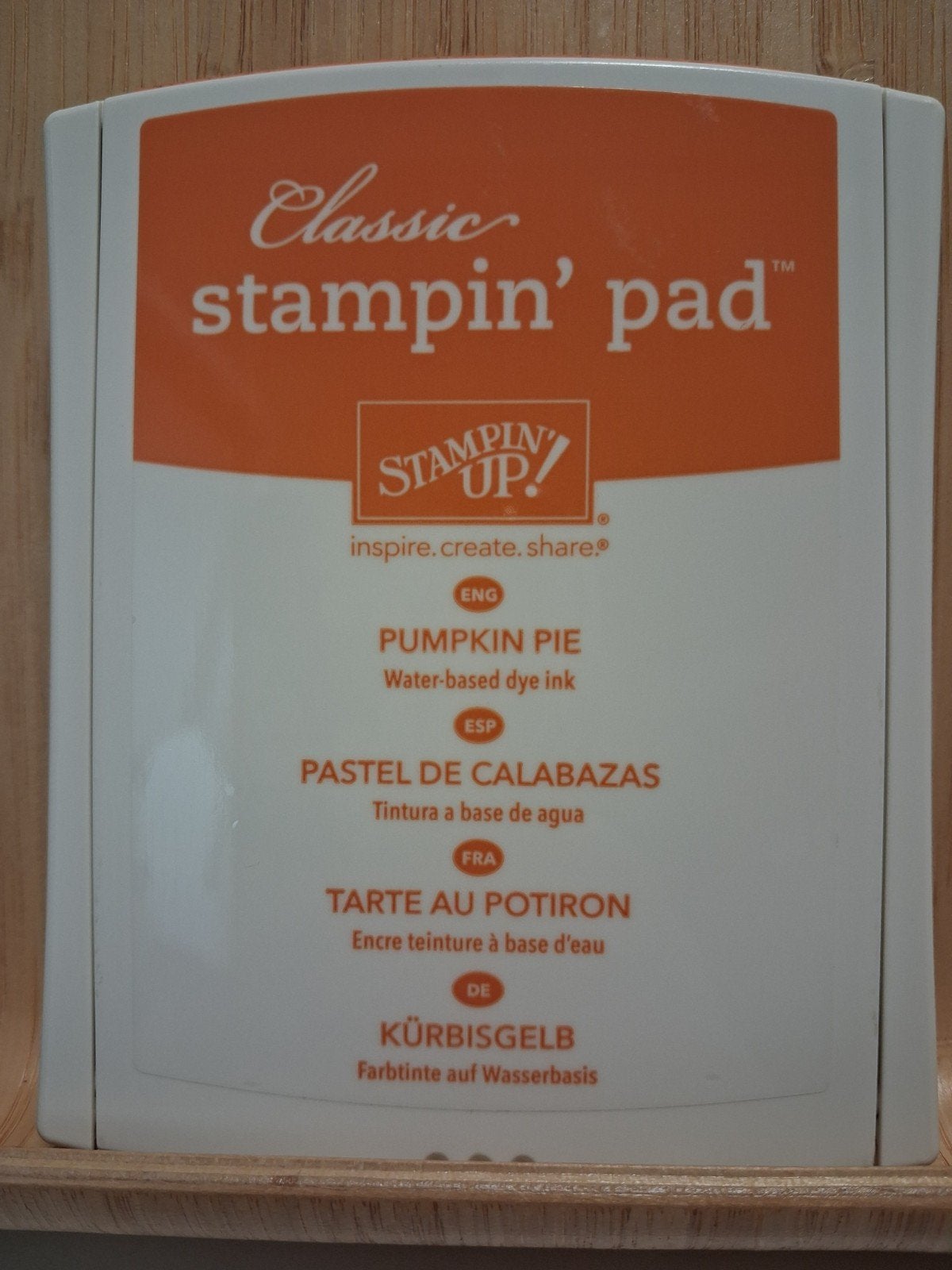 Stampin Up - inktflesje + stempelkussen Pumpkin Pie, Ophalen