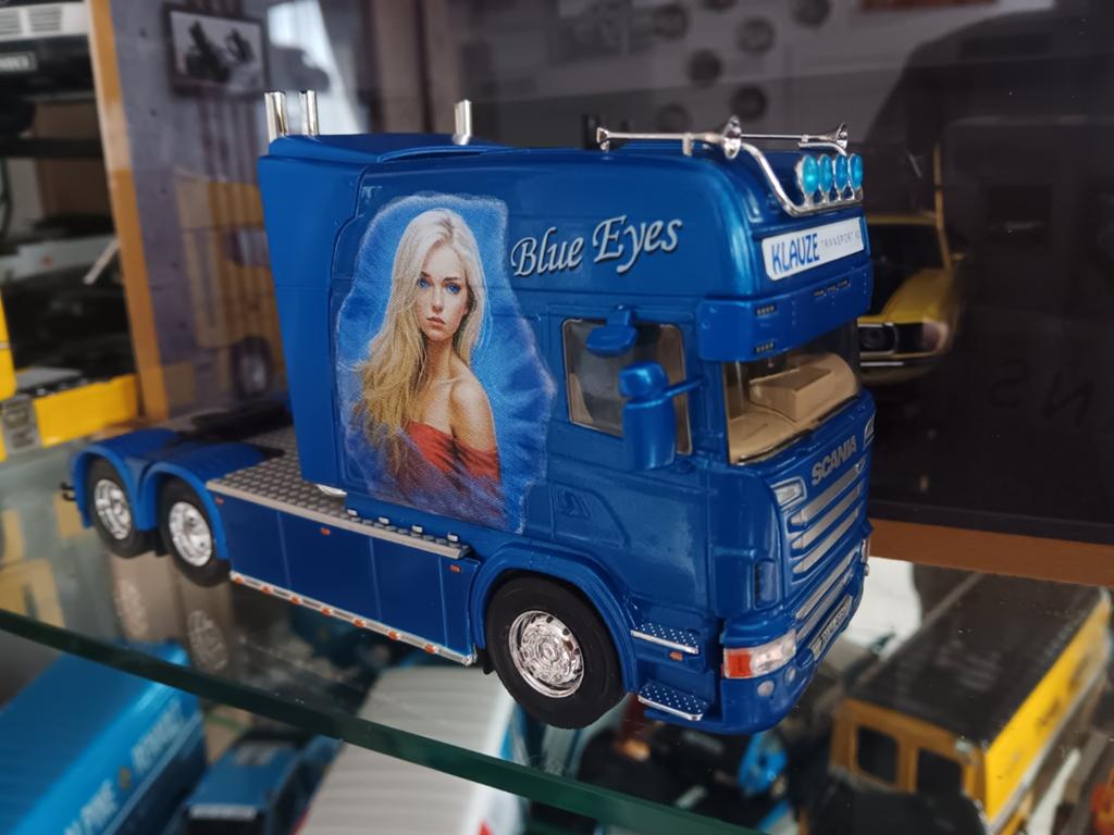 Scania ixo 1/43 met lange cabine, Nieuw, Bus of Vrachtwagen