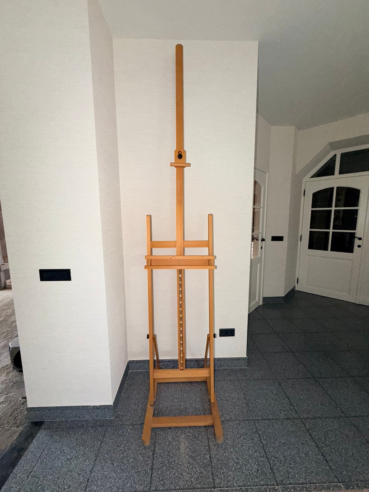 Schildersezel hout 2m60 - atelier / decoratie, Ophalen, Zo goed als nieuw, Ezel