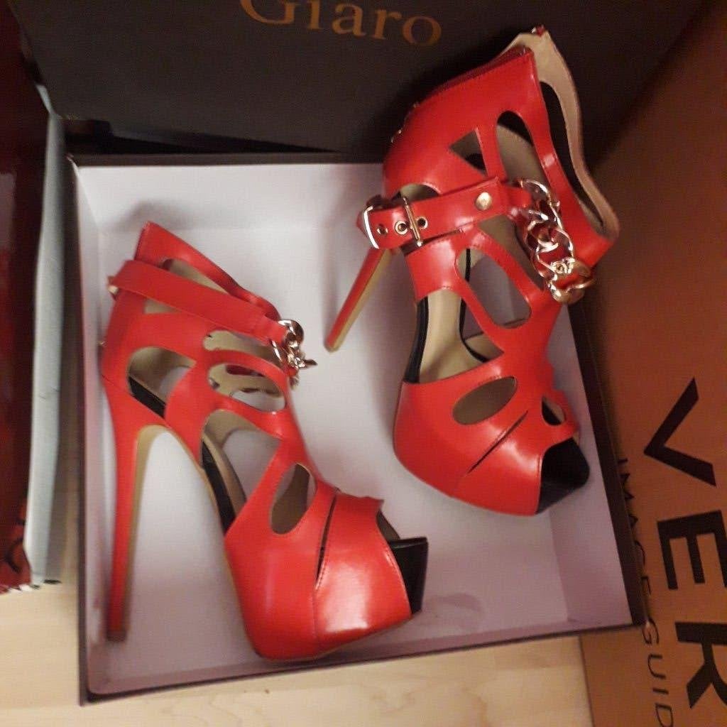 sexy high shoes, Verzenden, Rood, Pumps