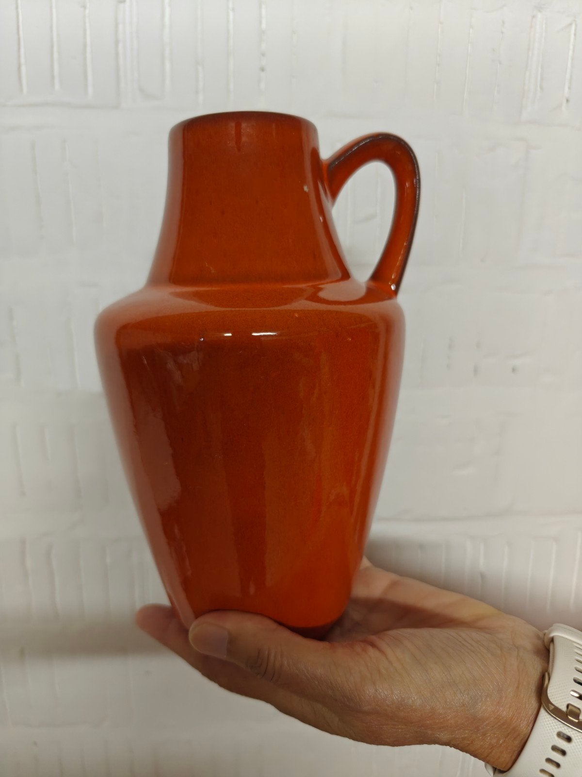 Vintage West-Germany Vaas – Marei Keramik 121/22 – Met Origi, Antiek en Kunst, Ophalen