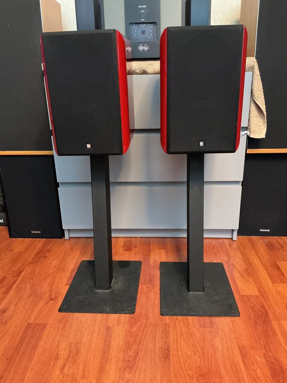 Kef RDM2 monitor luidsprekers, Ophalen of Verzenden, Zo goed als nieuw