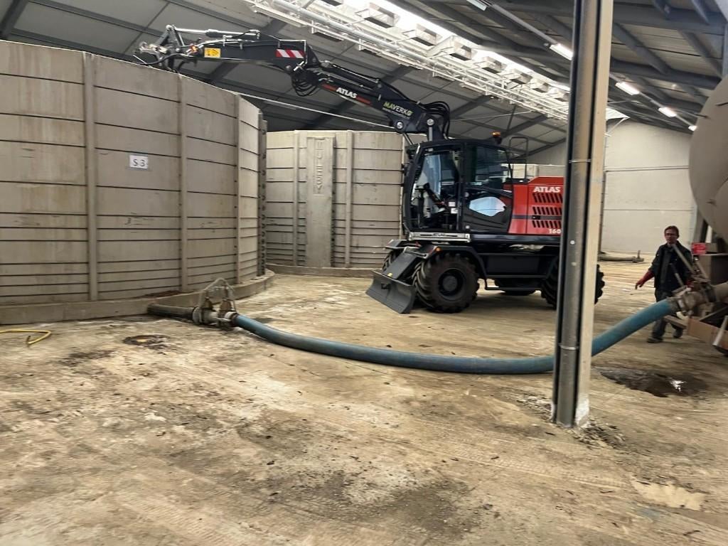 Muleby mestsilo Ø12m – prefab beton – demonteerbaar, Doe-het-zelf en Bouw, Platen en Panelen, Zo goed als nieuw, Overige materialen