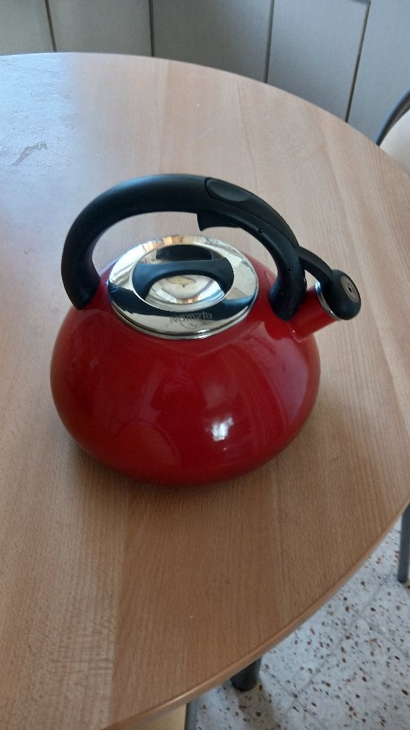 Fluitketel emaille, Huis en Inrichting, Nieuw, Rood, Overige materialen, Overige merken