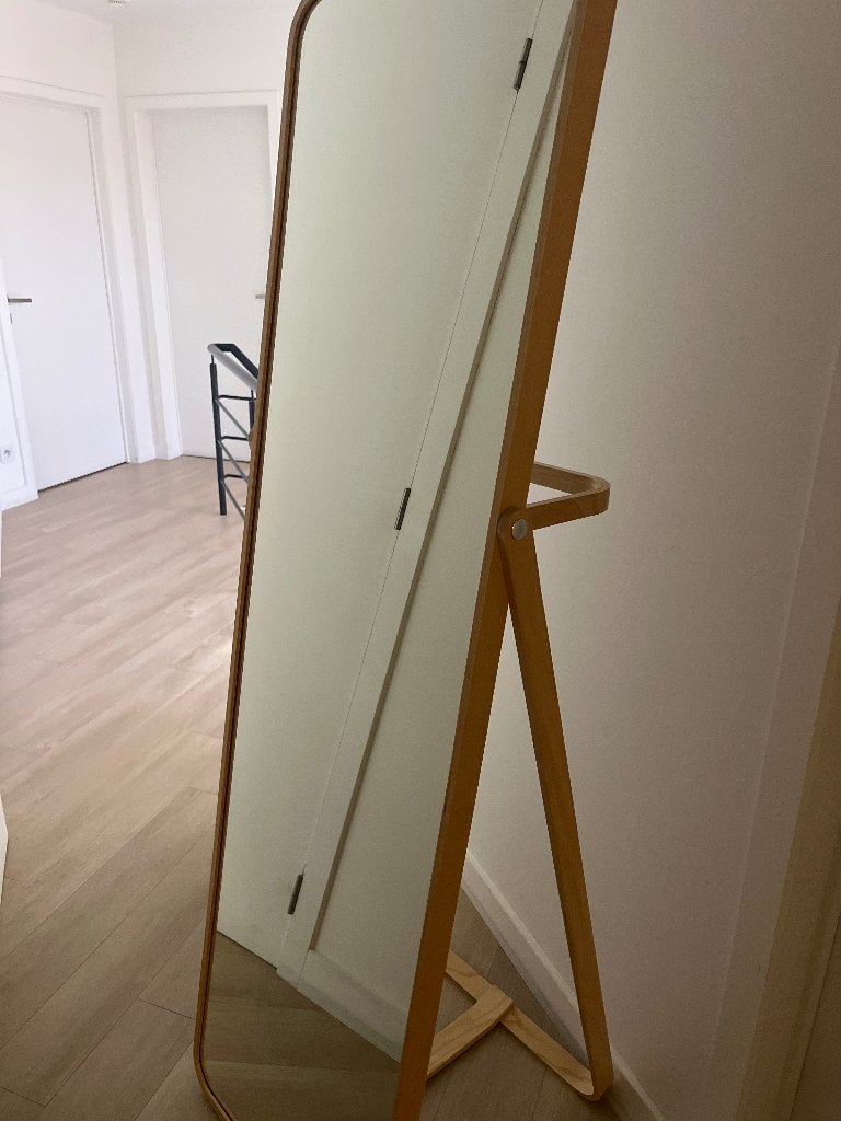 Spiegel, Huis en Inrichting, Woonaccessoires | Spiegels, Ophalen, Zo goed als nieuw, 150 tot 200 cm, Rechthoekig